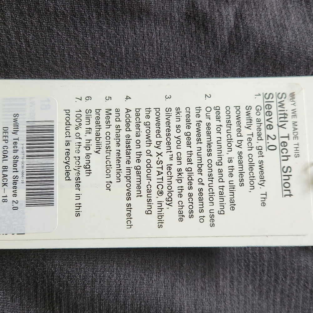 Lululemon Swiftly Tech 2.0 short sleeve - New - Picture 8 of 8